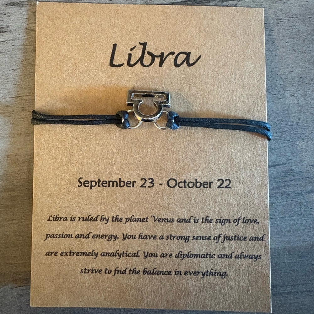 Libra Handmade Zodiac Bracelet
